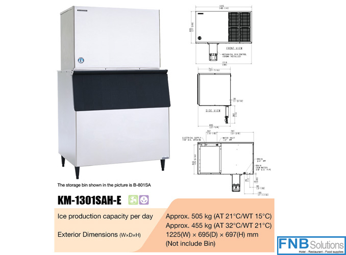 May lam da Hoshizaki KM 1301SAH E