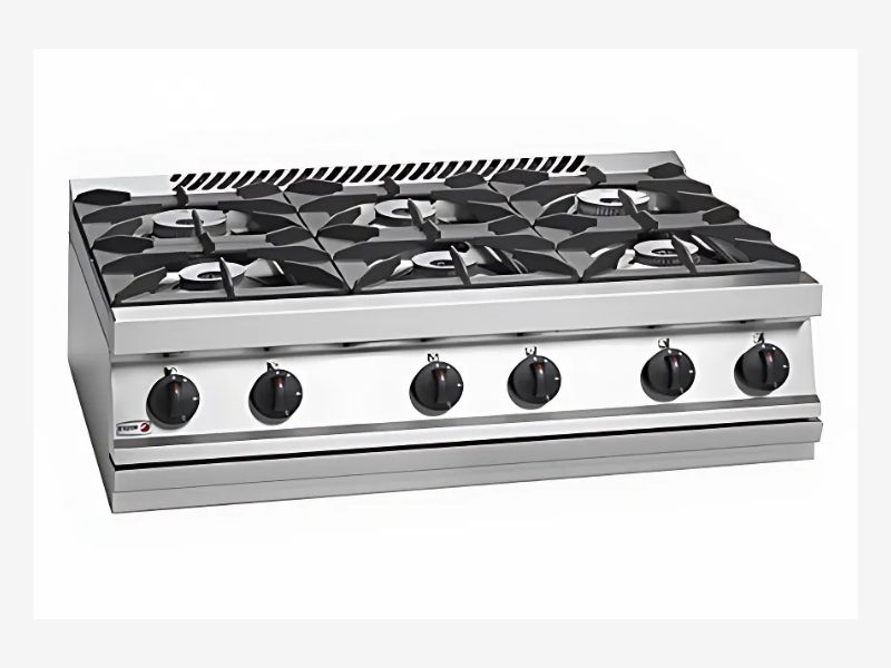 Giới thiệu về bếp âu 6 bếp không lò nướng dùng gas
