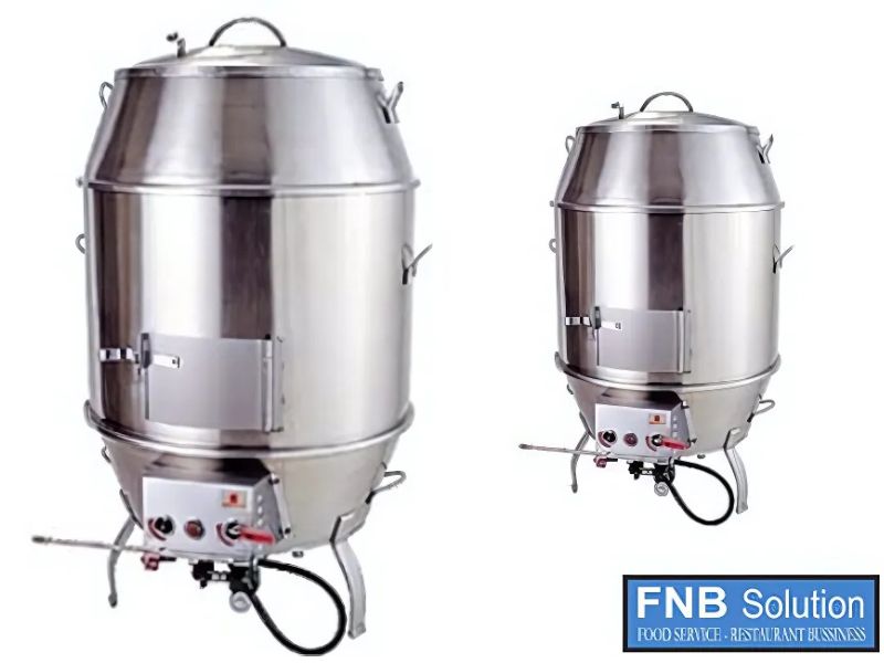 Lò quay vịt dùng gas