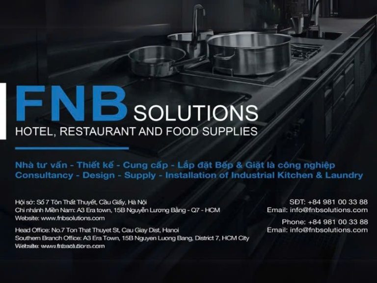 FNB - Đơn vị cung cấp dịch vụ thiết kế bếp công nghiệp uy tín