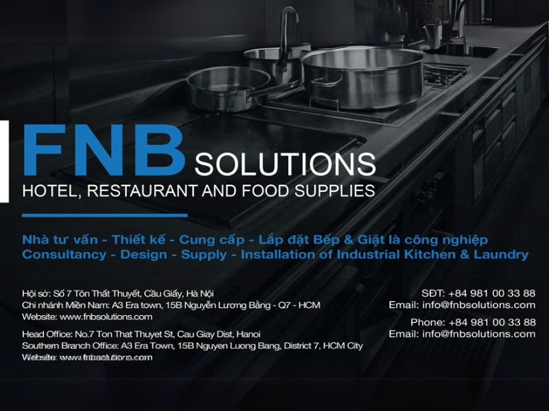 FNB Solution đơn vị thiết kế bếp công nghiệp chuyên nghiệp