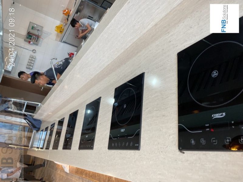 Sử dụng các thiết bị bếp hiện đại