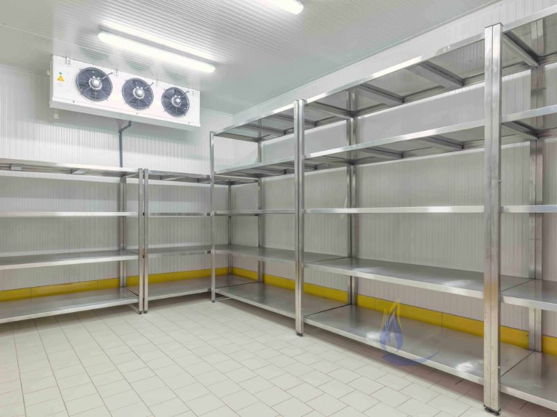 Khu kho đông bếp khách sạn cần đảm bảo đủ ánh sáng